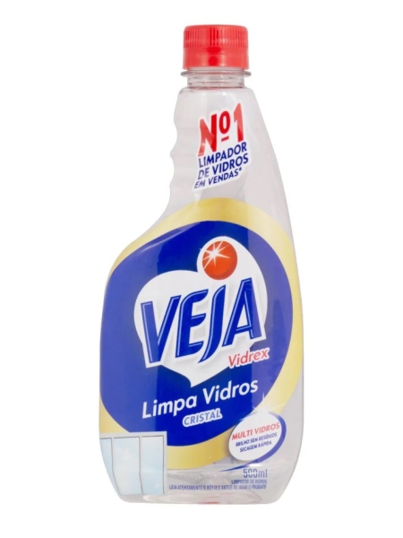 Limpa Vidros Vidrex Cristal Refil 500ml